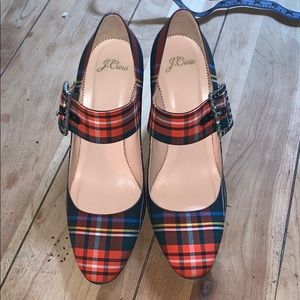 Mary Jane Tartan Plaid pumps